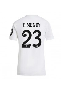 Real Madrid Ferland Mendy #23 Voetbaltruitje Thuis tenue Dames 2024-25 Korte Mouw